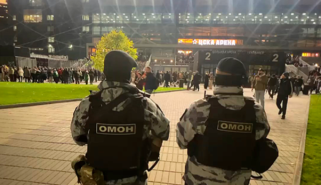 Охрану общественного порядка и безопасность на матче регулярного чемпионата КХЛ между ЦСКА и «Салаватом Юлаевым» в Москве обеспечила Росгвардия